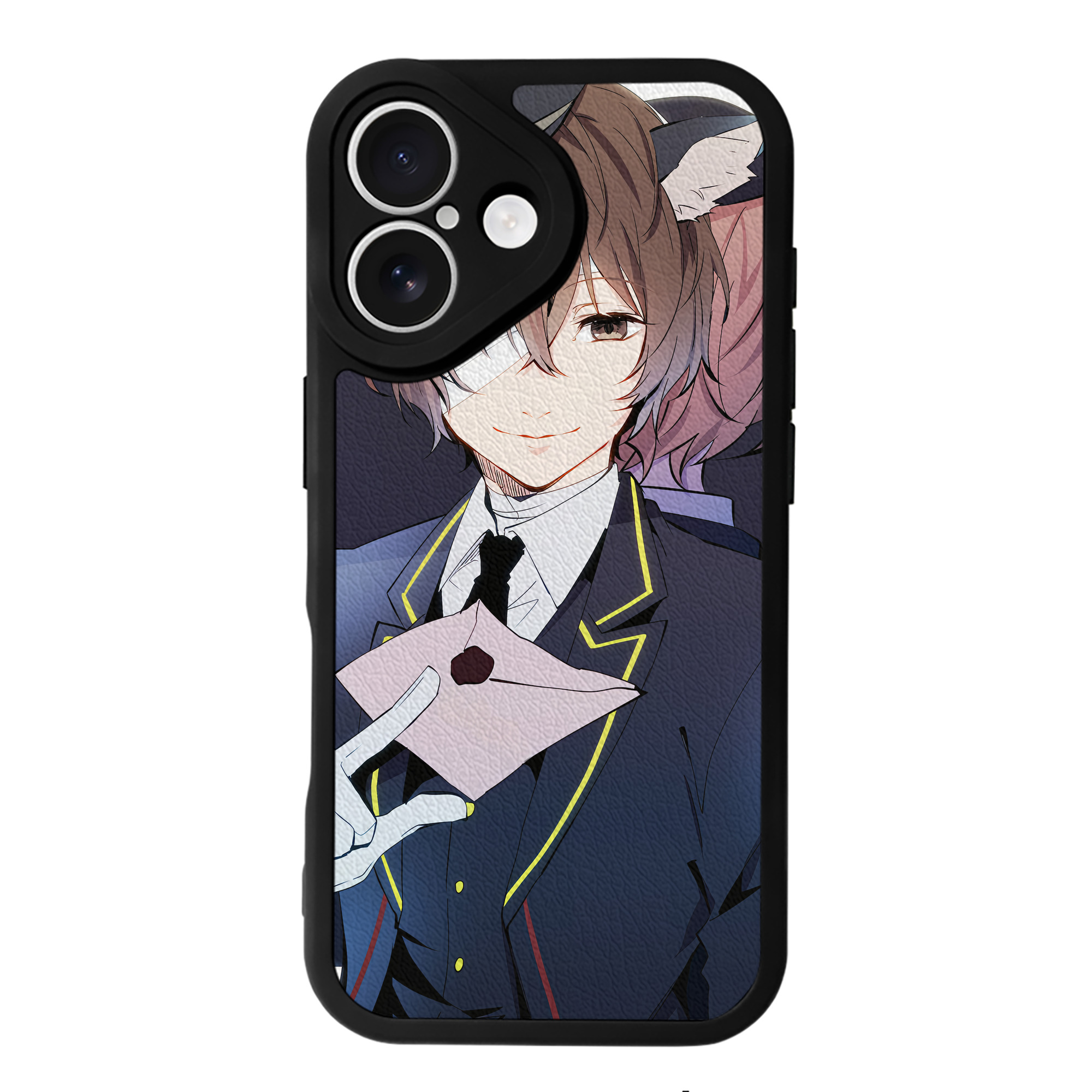 （画像用） 文豪ストレイドッグス Bungo Stray Dogs 【iPhone 16シリーズ対応】シリコンスマホケース（レザー調） 材質：シリコン
